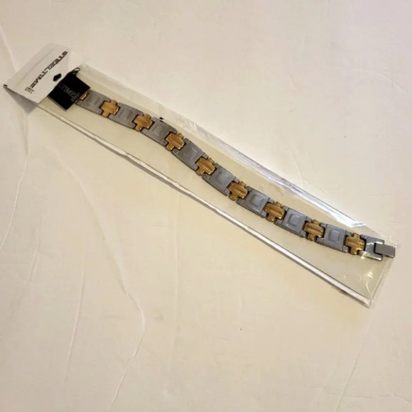 steeltime Other - Men's Steel-Time Stainless Steel Bracelet